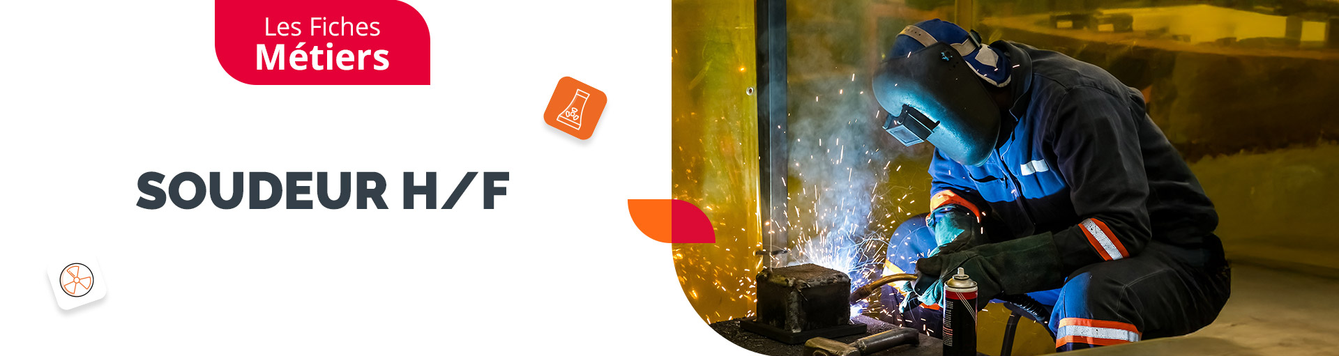 Les fiches métier Crit nucléaire : le Soudeur
